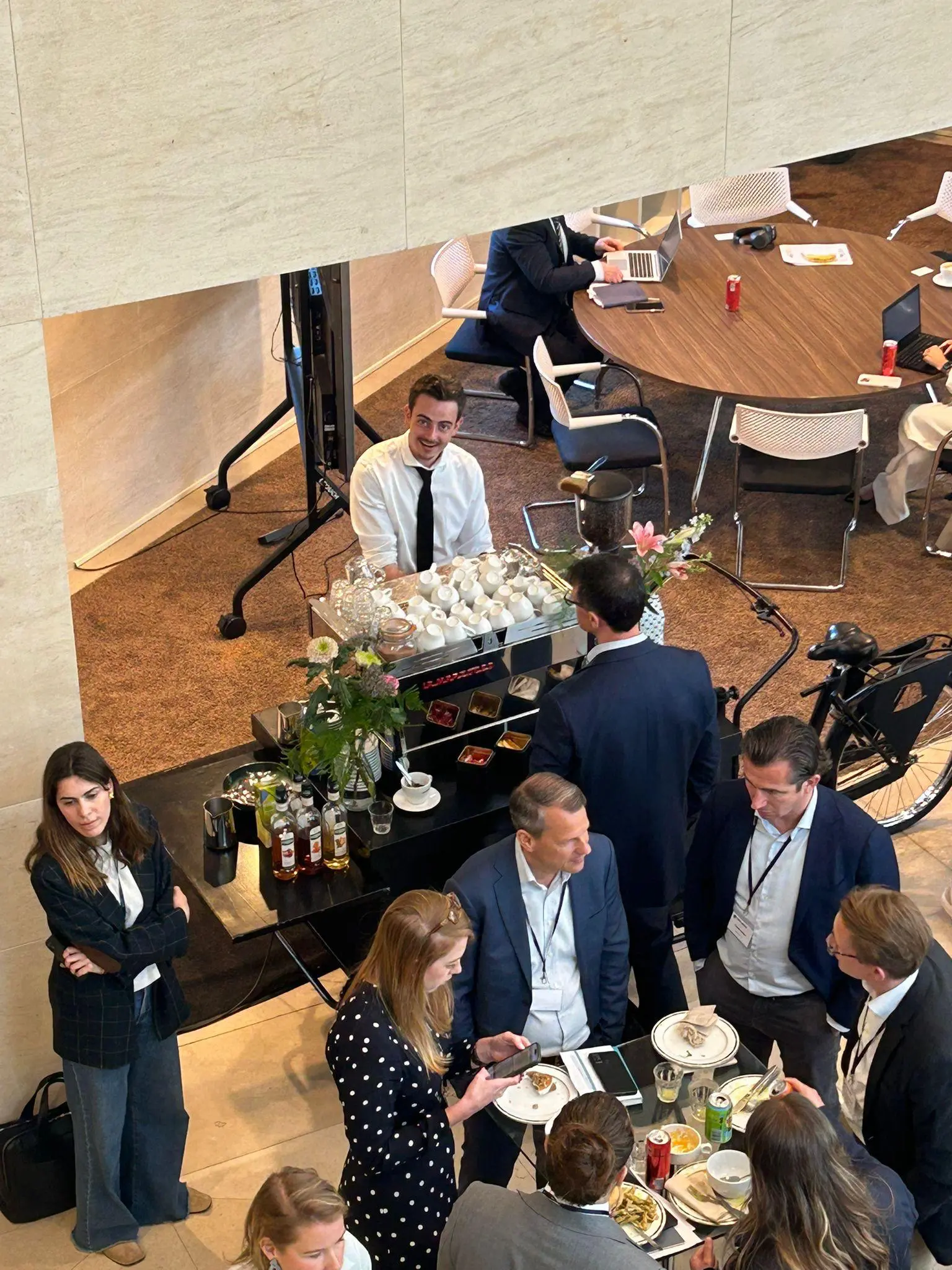 Healthy koffieconcept op event