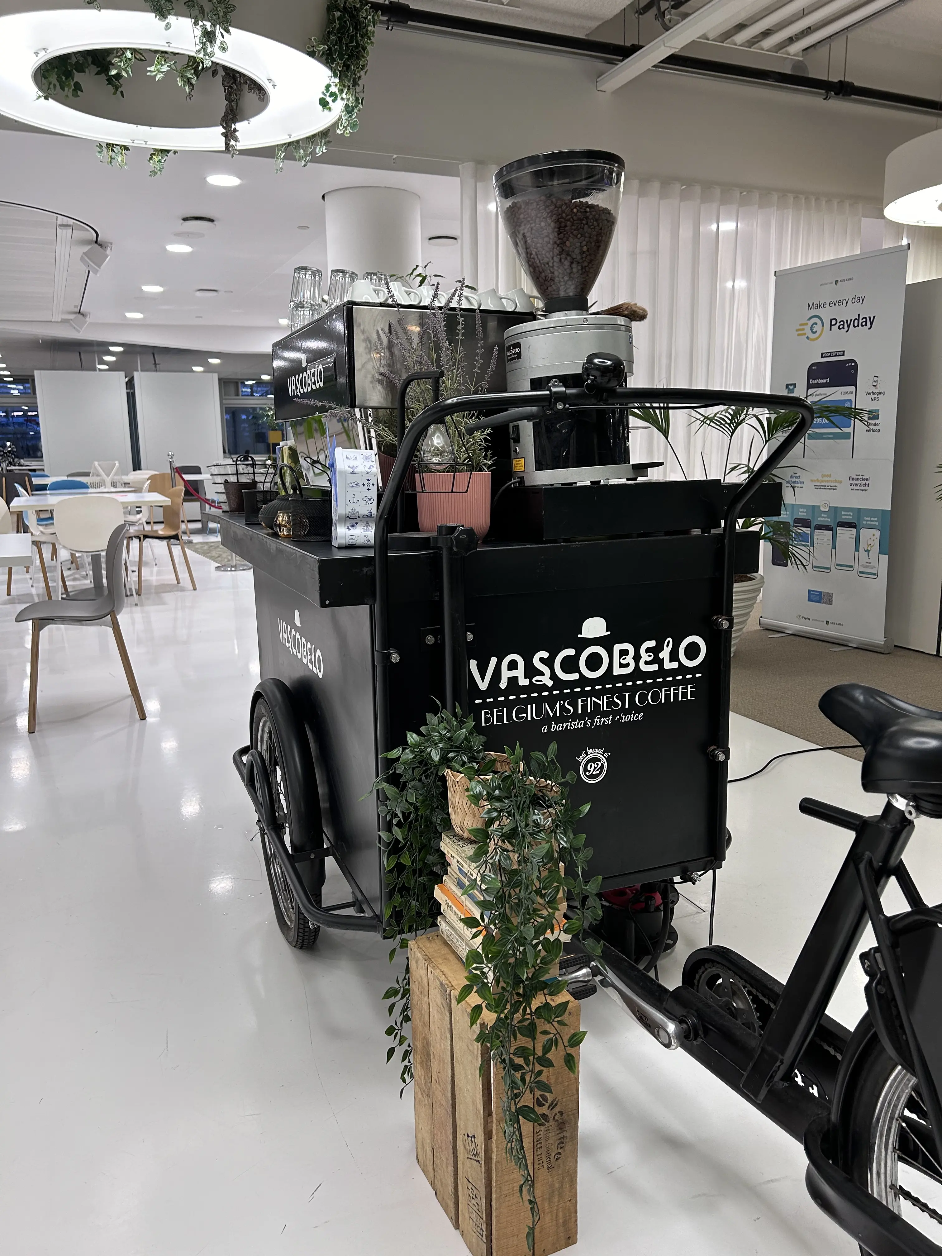 Branded koffie cups op event
