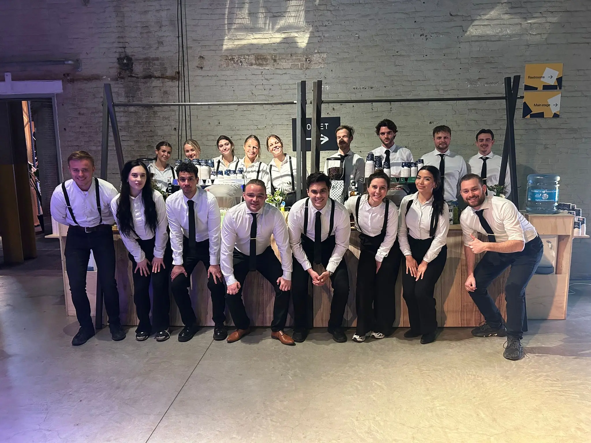 Koffie event opstelling